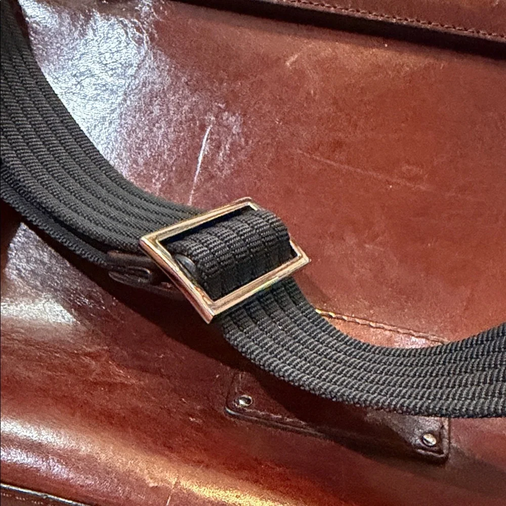 Bosca Rich Brown Leather Briefcase